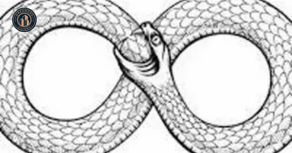 Ouroboros (snake eating its tail)