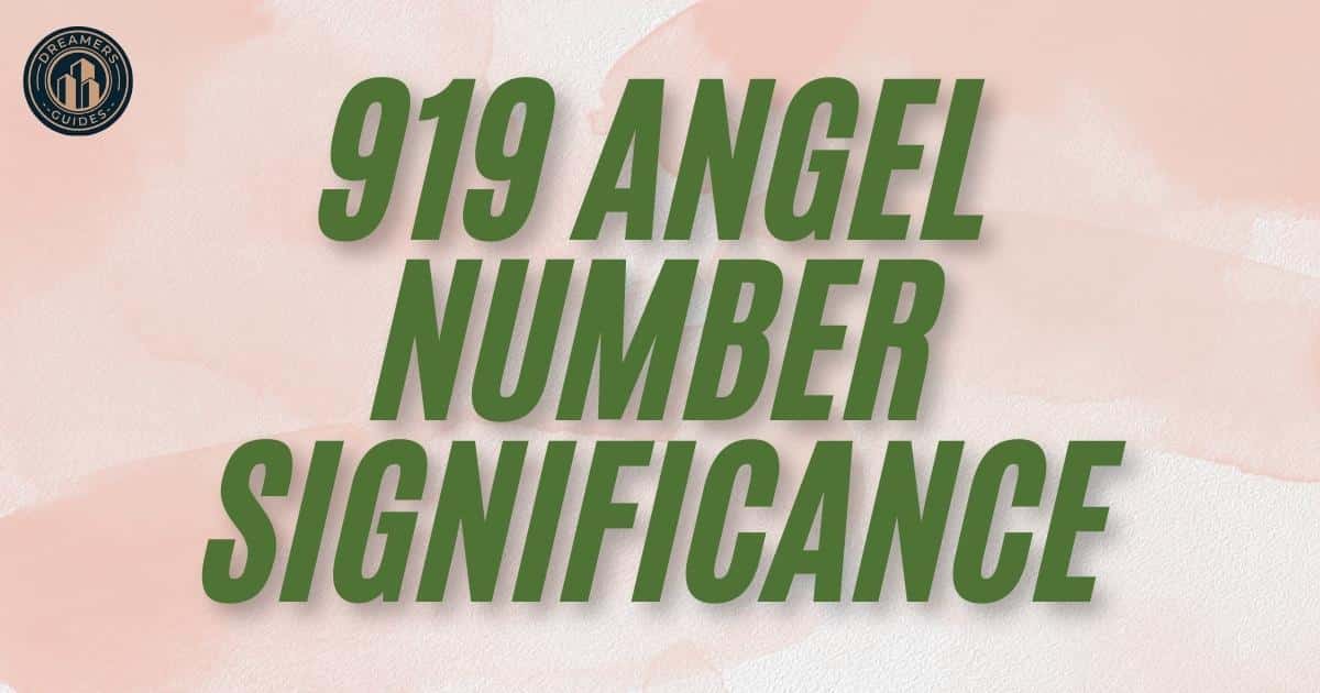 919 Angel Number Significance