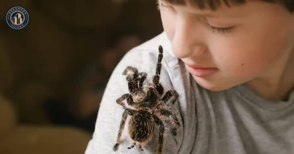 A Spider Biting Someone Spiritual Messages