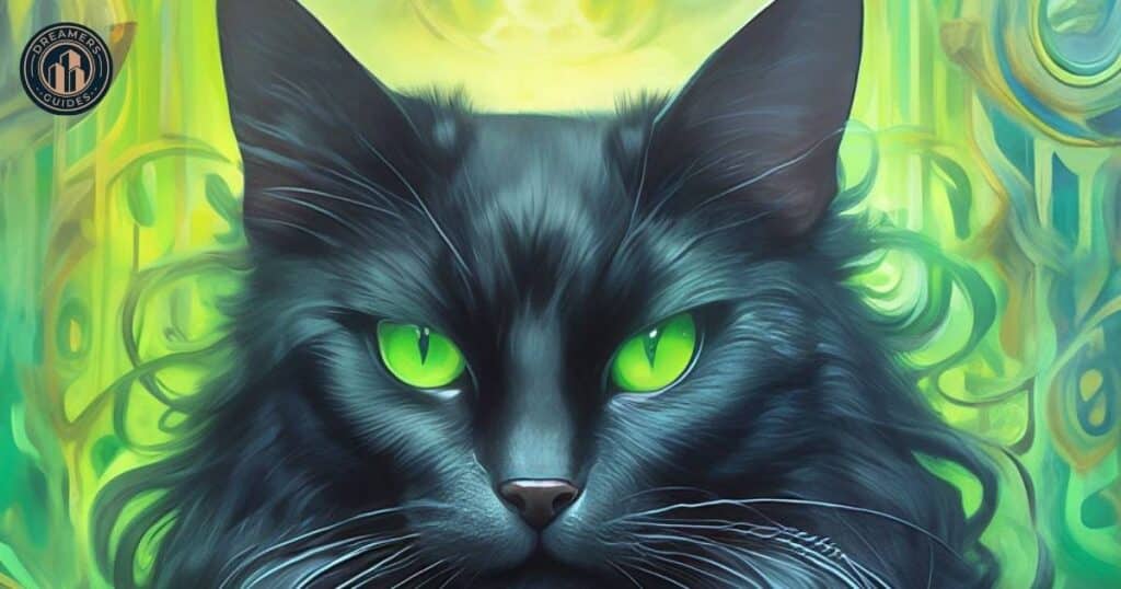 The Symbolism of Black Cats with Green Eyes