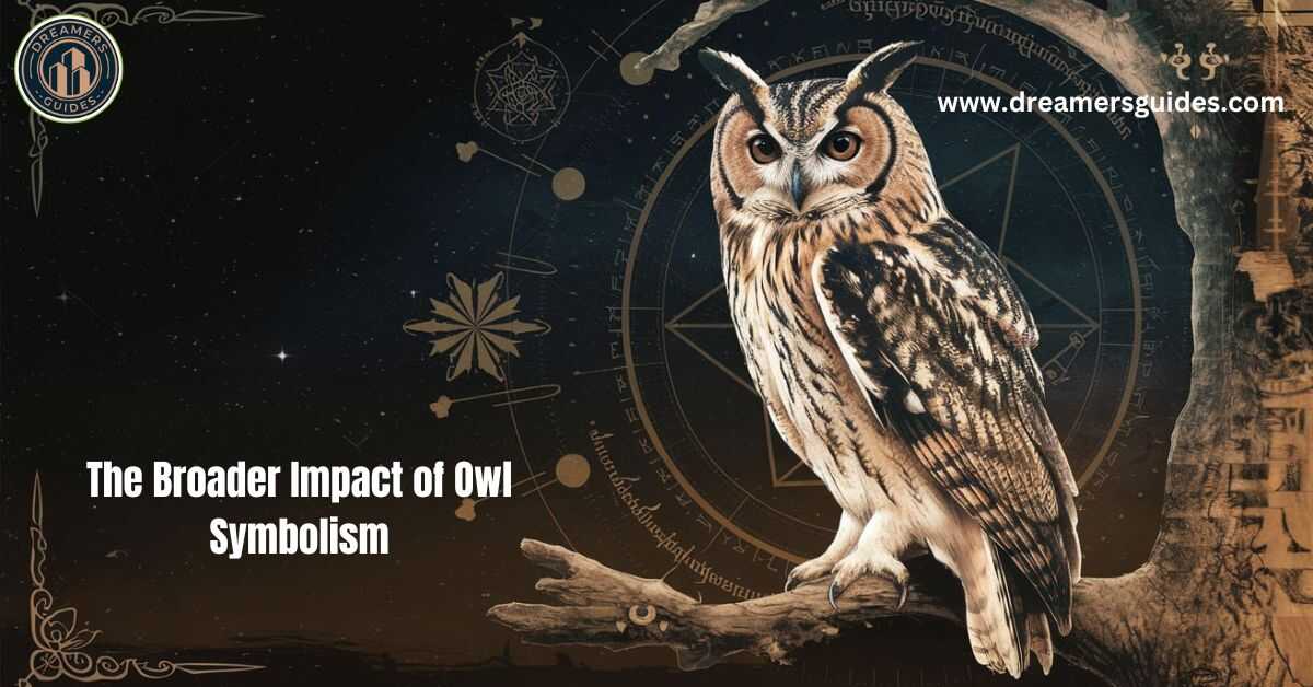  An artistic representation of owl symbolism across cultures, reflecting wisdom, mystery, and spiritual guidance.