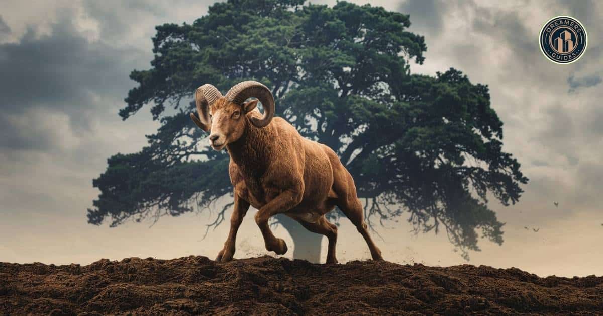 The prophetic vision of a ram in Daniel’s dream, a symbol of divine power and kingdom authority.